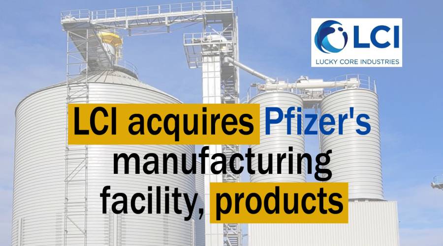 LCI acquires Pfizer's manufacturing facility, products