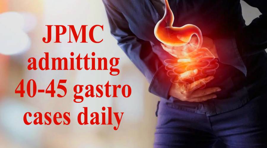 JPMC admitting 40-45 gastro cases daily 