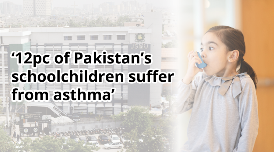 ‘12pc of Pakistan’s schoolchildren suffer from asthma’ 