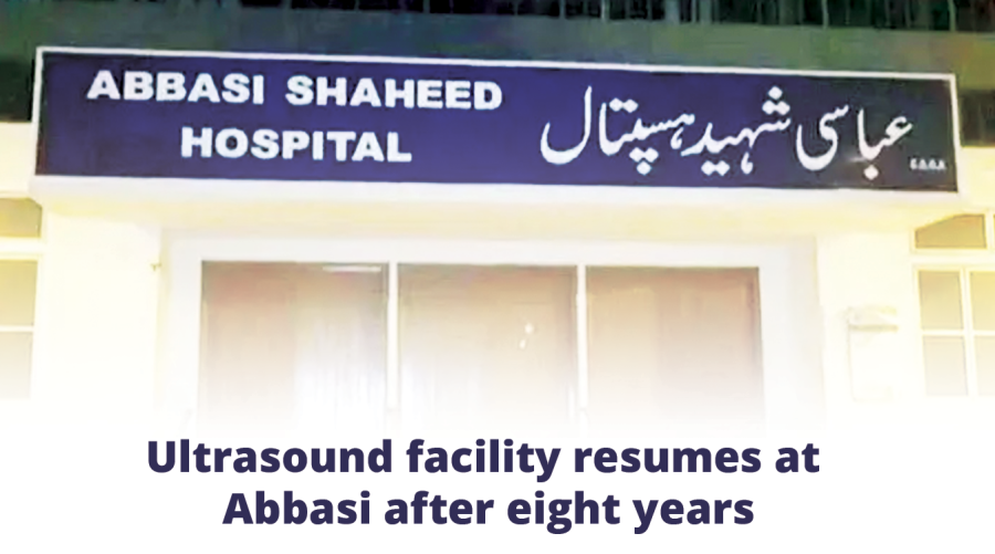 Ultrasound facility resumes at Abbasi after eight years