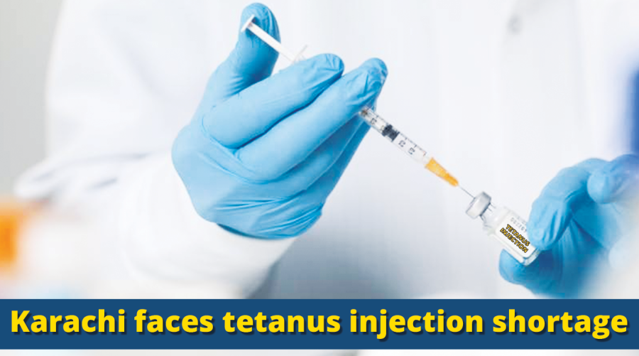 Karachi faces tetanus injection shortage