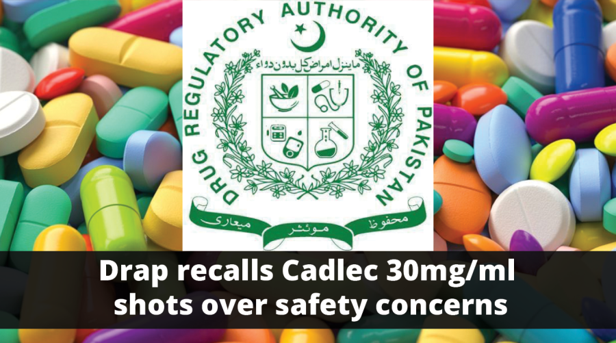 Drap recalls Cadlec 30mg/ml shots over safety concerns
