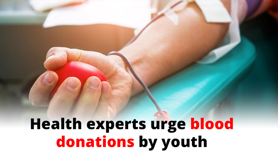 Health experts urge blood donations by youth 