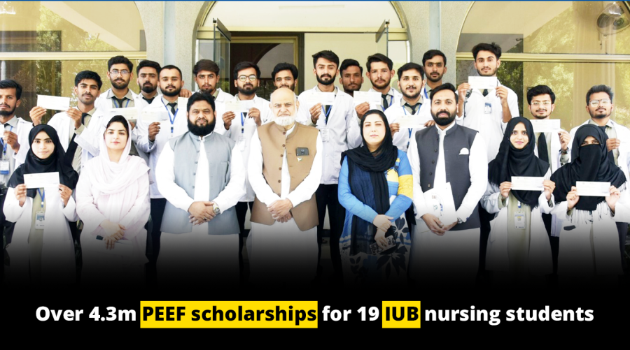 Over 4.3m PEEF scholarships for 19 IUB nursing students