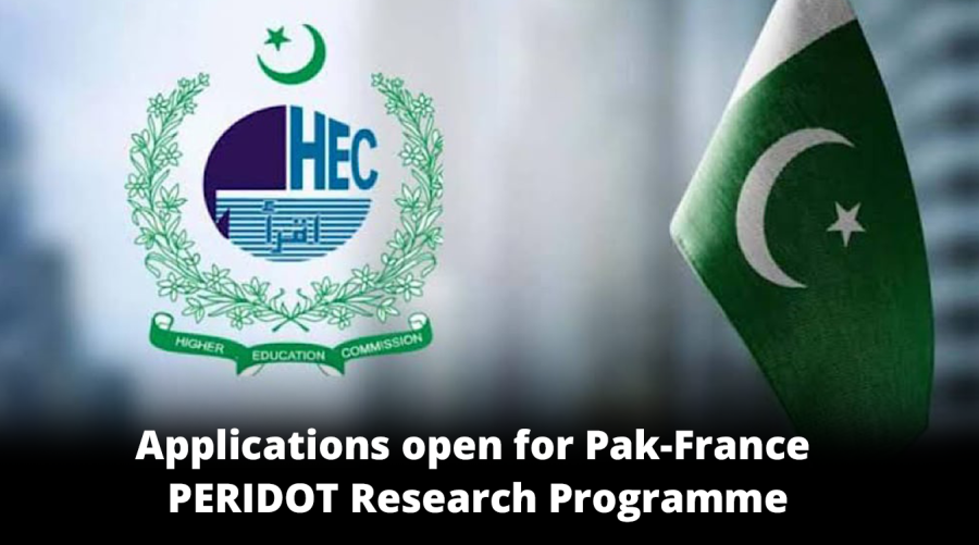 Applications open for Pak-France PERIDOT Research Programme