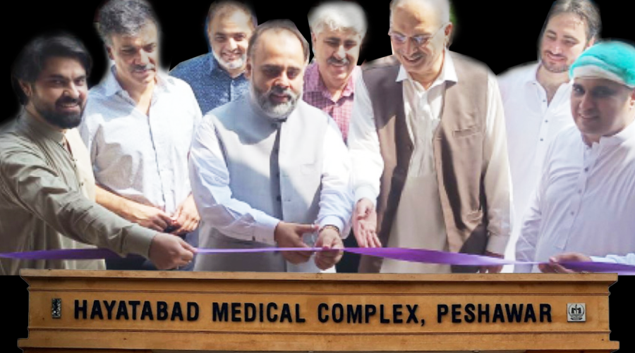 KP health minister launches projects at Hayatabad Medical Complex