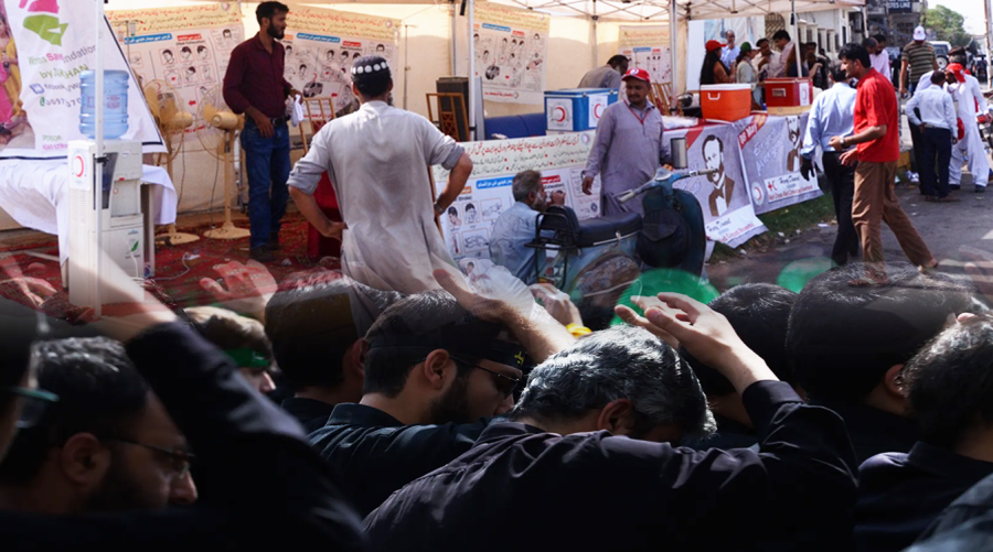 JPMC Ashura camp treats 200 exhaustion, heat stroke cases 