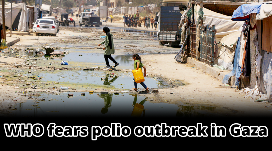 WHO fears polio outbreak in Gaza