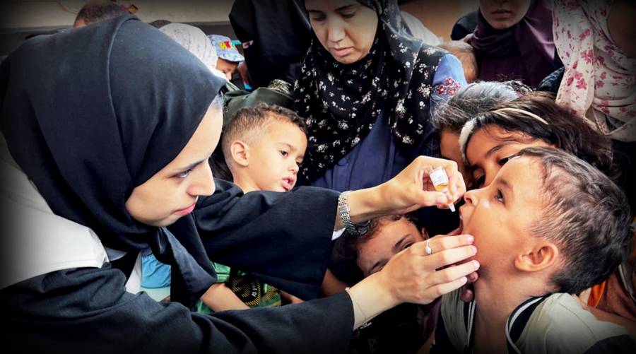 Gaza anti-polio drive ahead of its target: WHO 