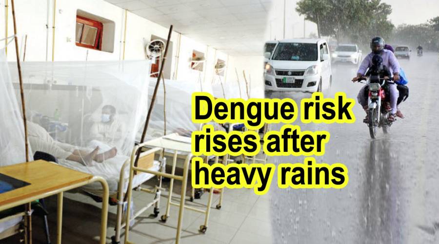 Dengue risk rises after heavy rains