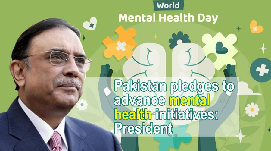 Pakistan pledges to advance mental health initiatives: President 