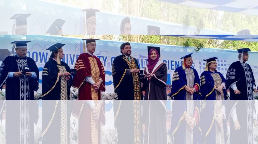 2,523 graduates awarded degrees at Dow University’s 14th convocation