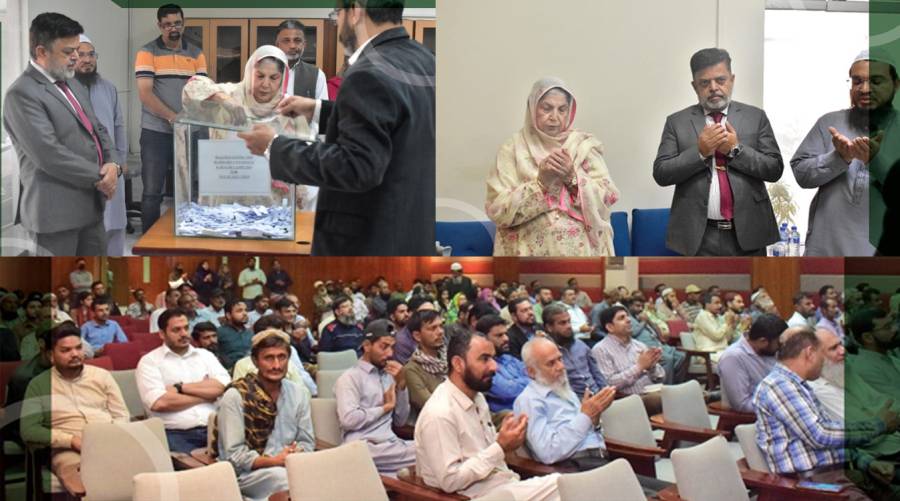 Hamdard University organizes Hajj 2025 ballot ceremony