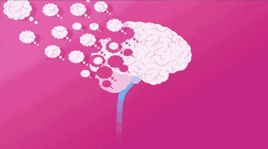 Illustration of a neurological testing, highlighting concerns about B12 levels and brain health.